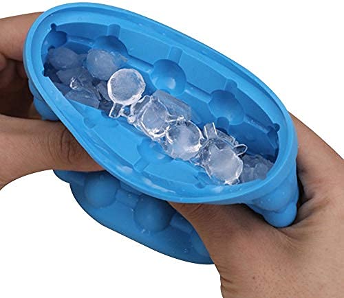 Silicone Ice Cube Maker Genie Space Saving Kitchen Ice Bucket